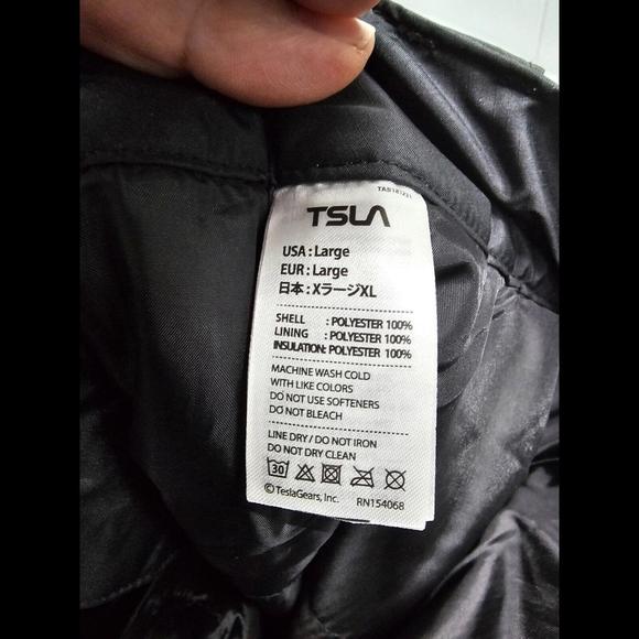 Tsla Snowpants w/ Pockets Mens Size L 36 waist 31 inseem (Black) - Picture 10 of 10